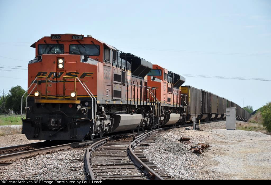 Westbound empty coal train